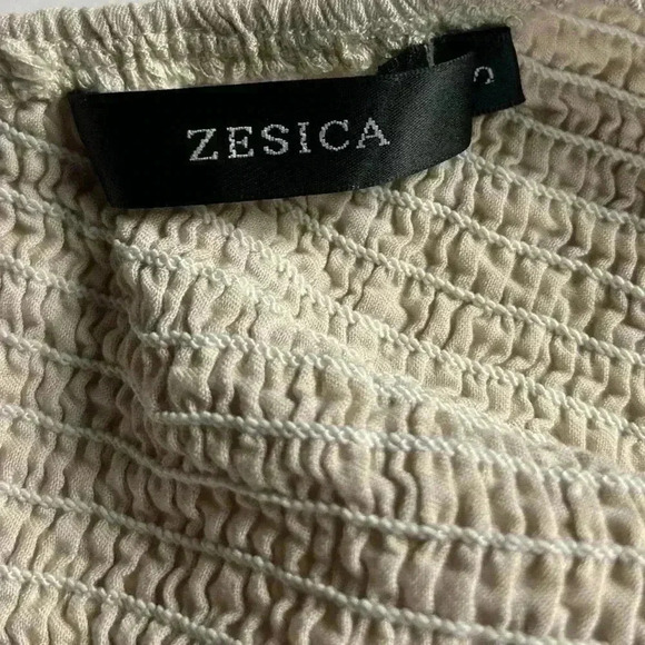 ZESICA Women's Summer Boho One Shoulder Sleeveless Dress- ruffle- Size Small - Picture 10 of 10